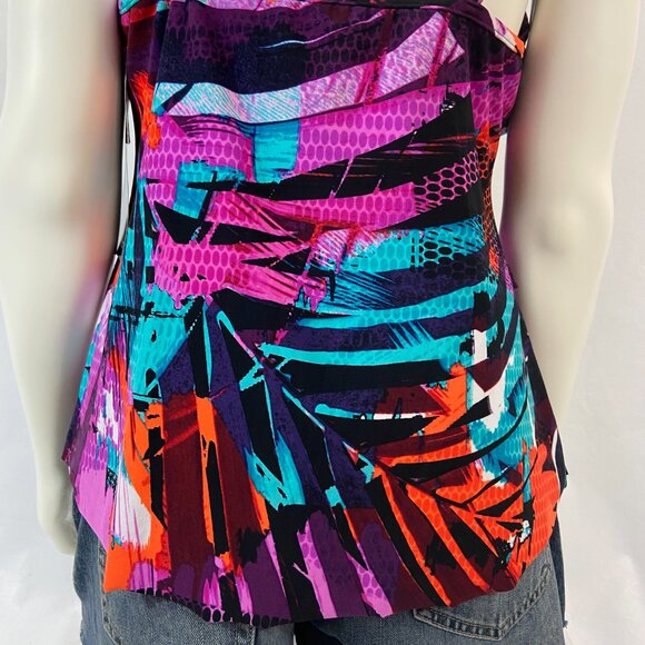 Magicsuit by Miraclesuit Cypress Rita Layered Tankini Bathing Suit Top Sz 16 NWT - Picture 6 of 8